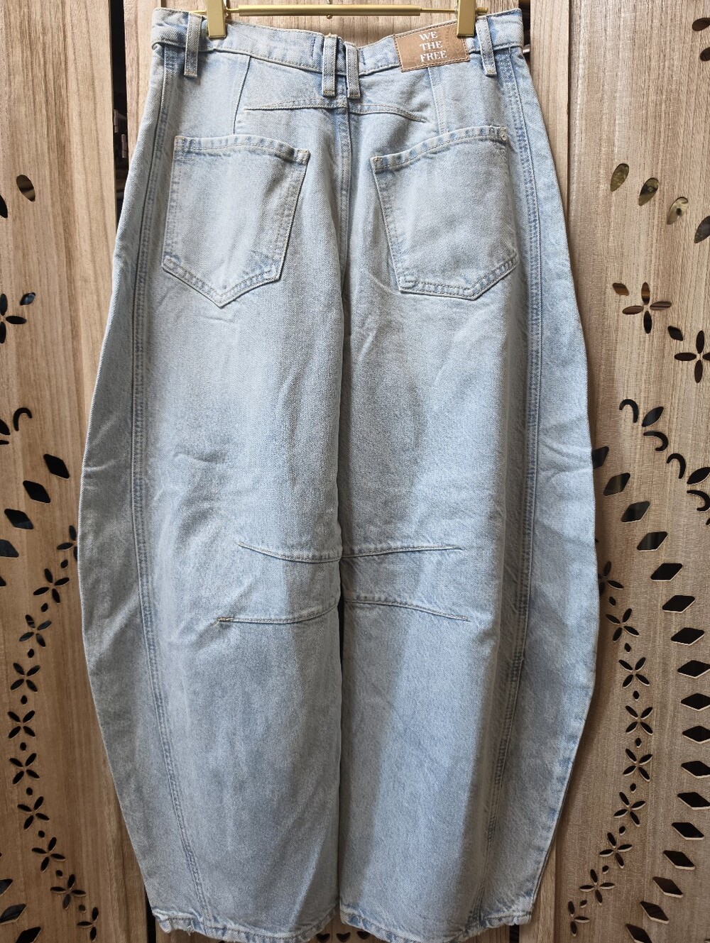 NWOT We The Free Good Luck/Lucky You Mid Rise Barrels In Aegean - Picture 11 of 15